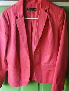Pink suit jacket